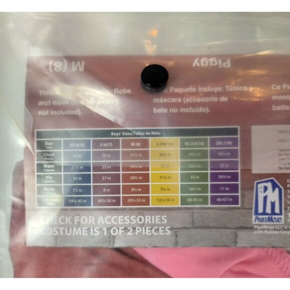 Disguise Boys M (8) Five Nights at Freddys Piggy 2 Piece Halloween Costume - Picture 6 of 8